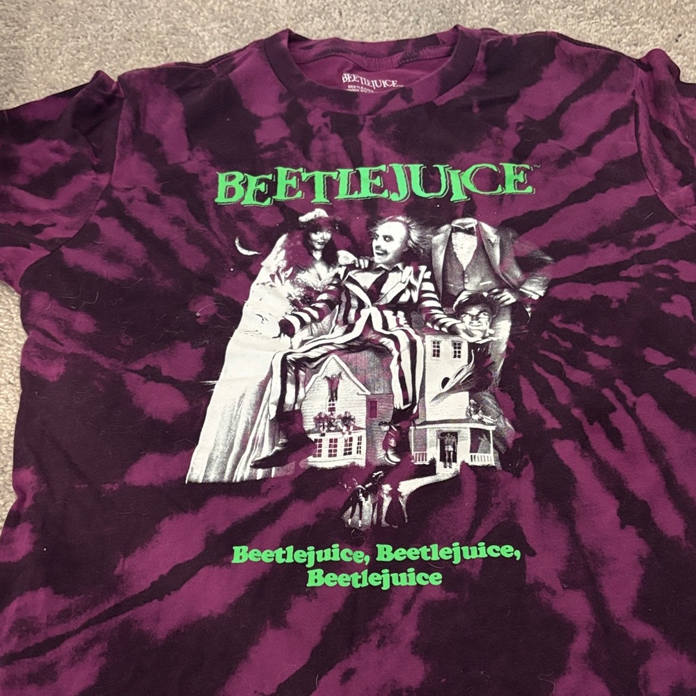 Beetlejuice Tie-Dye Graphic T-Shirt